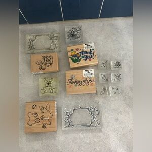 Rubber stamps lot